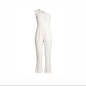 Black Halo White Jumpsuit